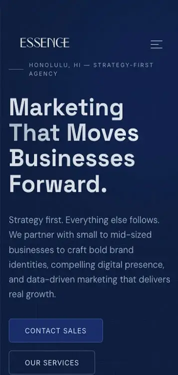 Mobile website design showcase 4